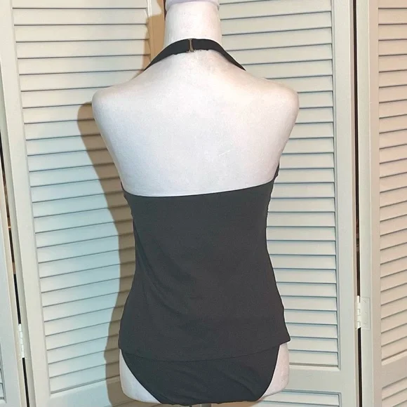 Women’s Tankini - La Blanca - Embellished Halter & Bikini Bottom - Size M - Picture 4 of 16